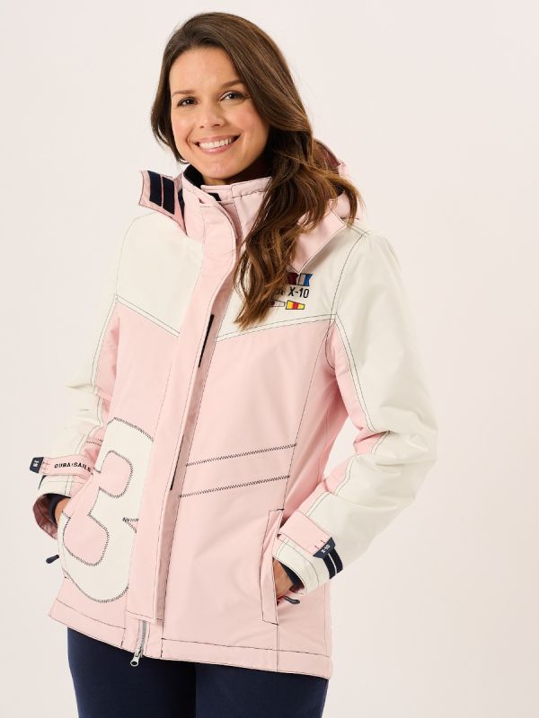 X-10 Ladies Heritage Jacket Pink And White