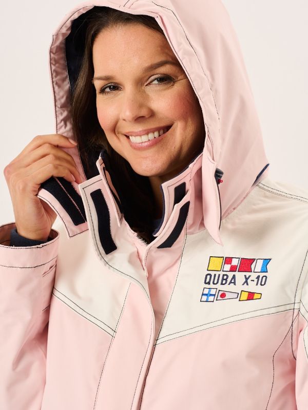 X-10 Ladies Heritage Jacket Pink And White