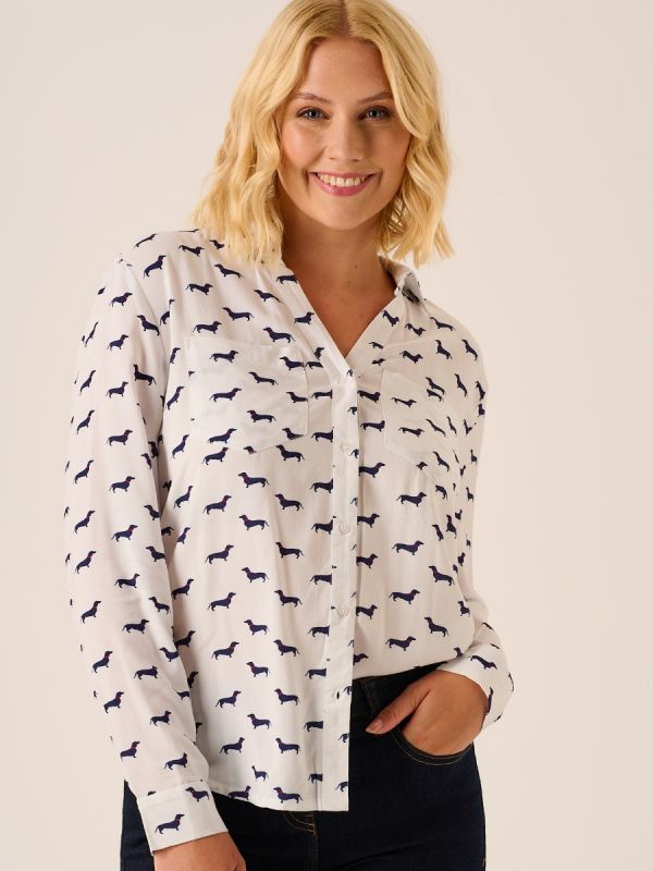Dog Print Shirt Yara