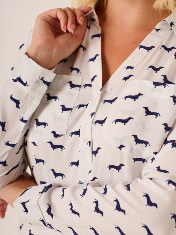 Dog Print Shirt Yara