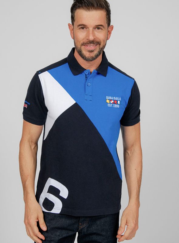 Pacus X-Series Polo - True Navy, Blue and White