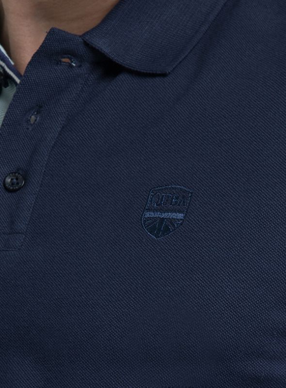 Gamma Pique Polo Shirt - Navy