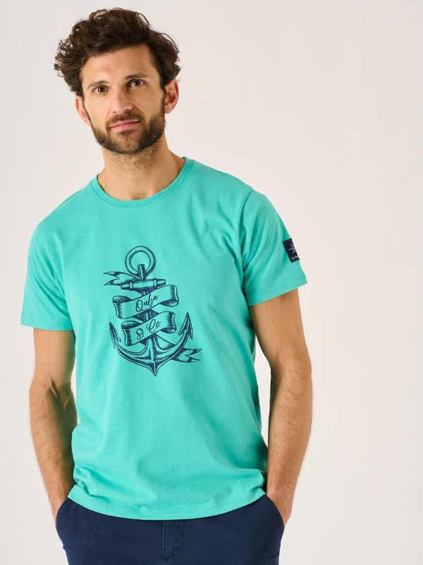 Archie Quba and Co Green Graphic T-Shirt 