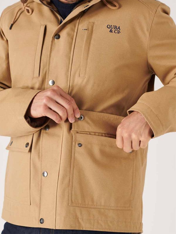Multi pocketed jacket lined with borg inside, the Jerboa coat is a must for autumn and winter outerwear.