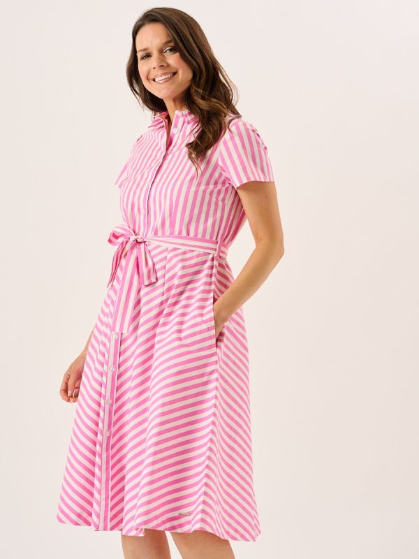 Hot Pink Stripe Dress main image 1