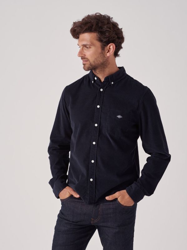 Calgory NAVY Long Sleeve Shirt | Quba & Co
