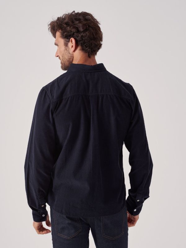 Calgory NAVY Long Sleeve Shirt | Quba & Co