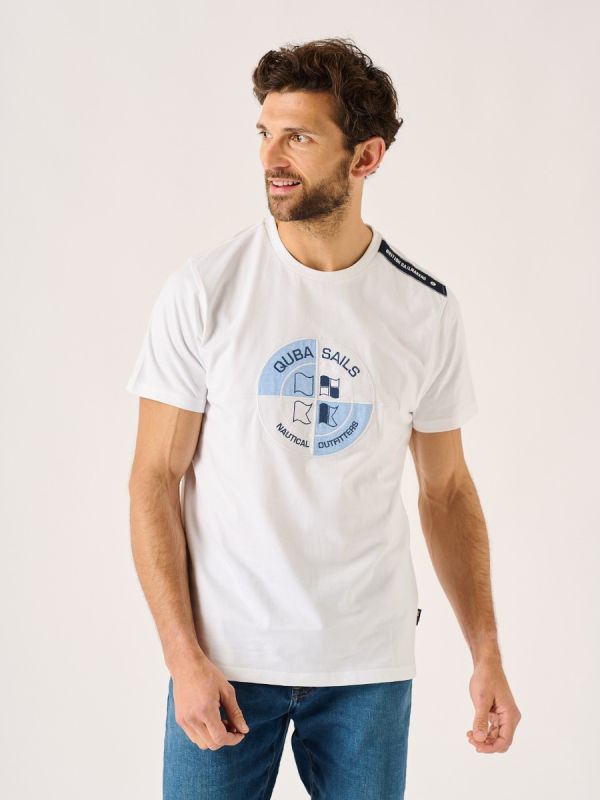 Delon X-Series Quba Sails White T-Shirt 