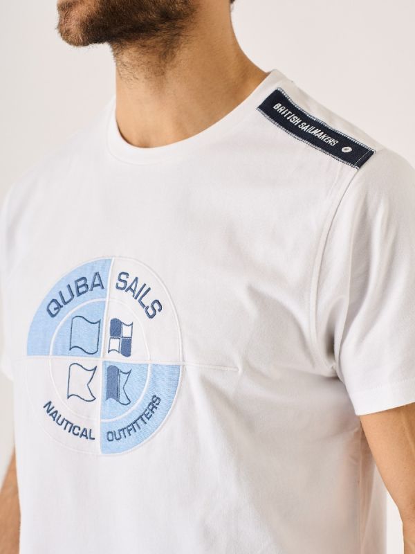 Delon X-Series Quba Sails White T-Shirt 