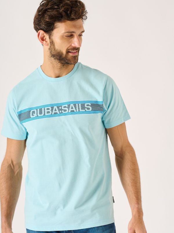 Dewhurst Quba Sails Splash Blue X-Series Logo T-Shirt