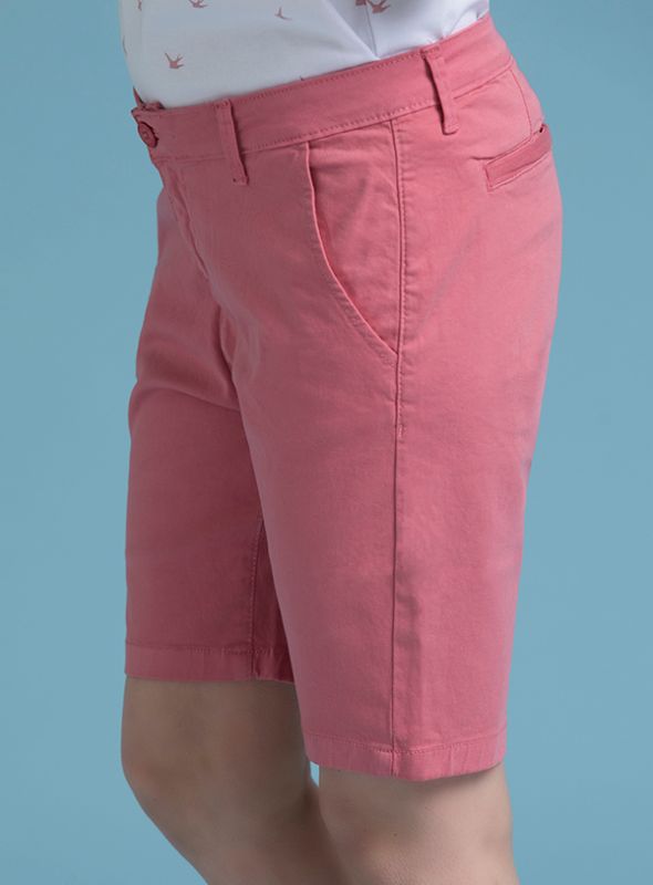 Encore Chino Shorts - Sunset Pink