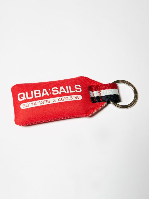 Fin RED Floating Keyring | Quba & Co