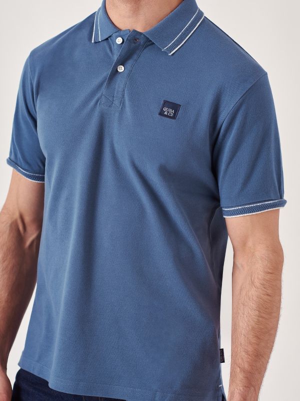 Flawless BLUE Polo Shirt | Quba & Co