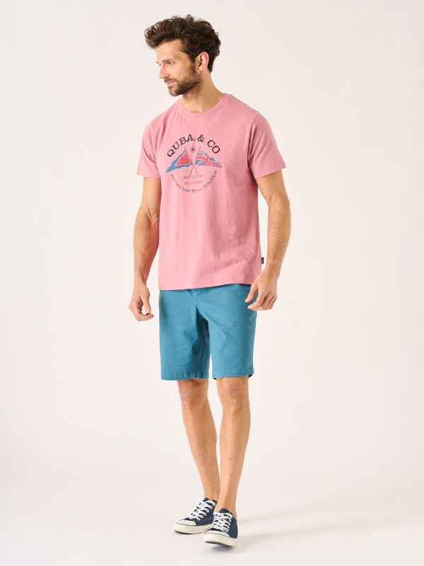 Fletcher Quba and Co Pink Graphic T-Shirt