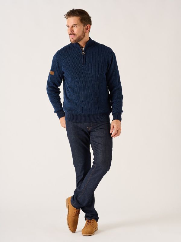 Forelson Moreton 1/4 zip top - Navy main image 1