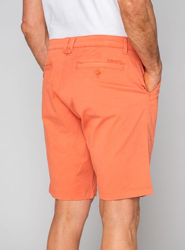 Tropics Chino Shorts - Terracotta Orange