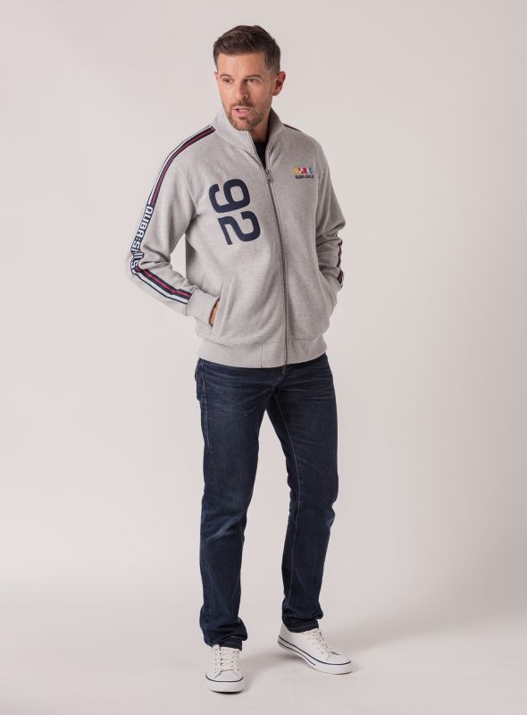 Fredrik X-Series Sweatshirt - Grey Marl | Quba & Co Hoodies and Sweats