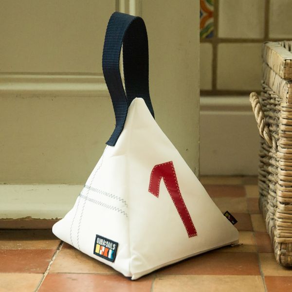 Cleat Doorstop - White & Red