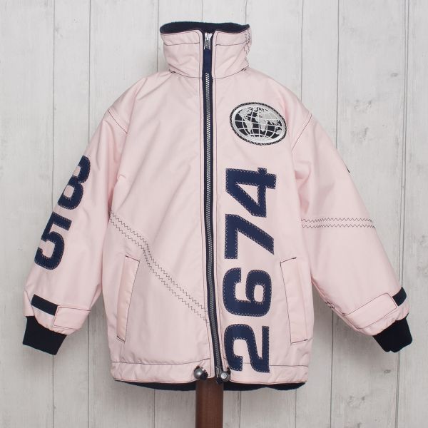 X-10 Technical Jacket in Pink with Navy 2674