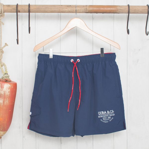 Snapper Men’s Classic Swim Shorts - True Navy | Quba & Co