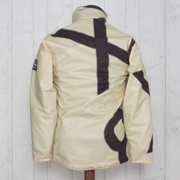 X-10 Authentic Sailcloth Jacket in beige with mocha