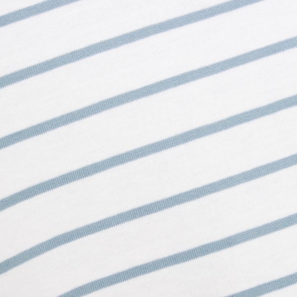Bango Boxy Stripe Tee-White/stripe
