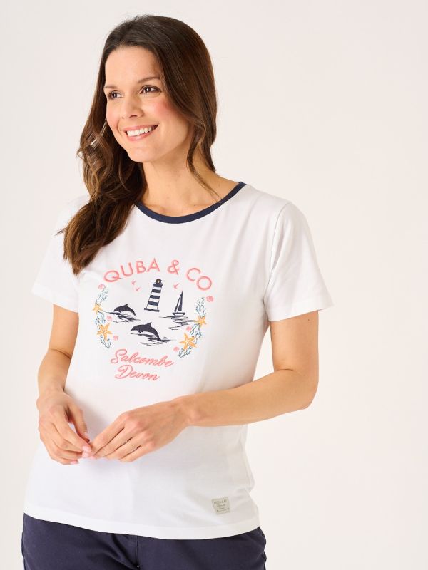 Gilpin Quba and Co Holiday Location Salcombe T-Shirt