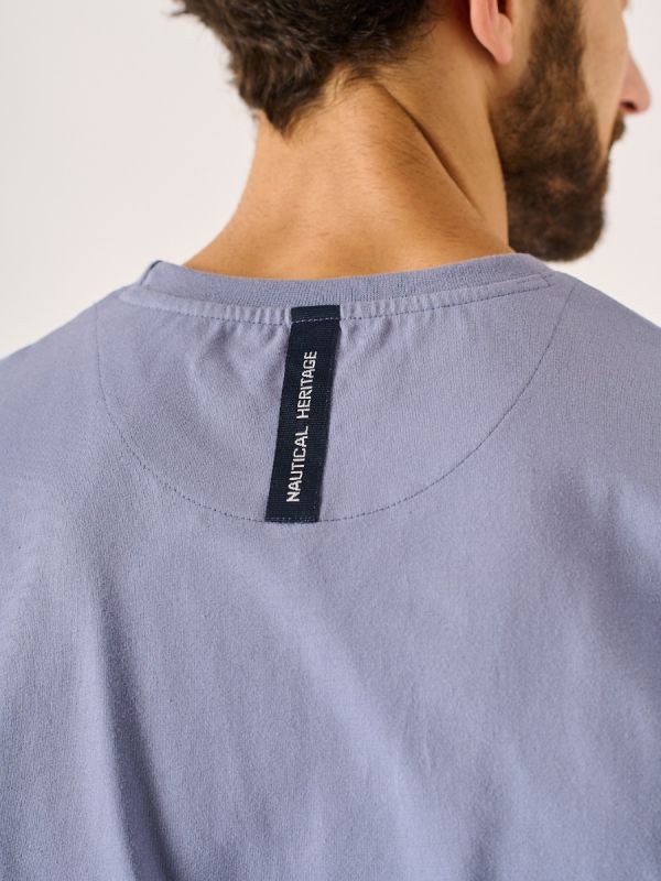 Haydon Graphic T-Shirt BLUE | Quba & Co