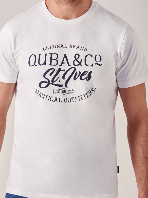 Holiday St Ives WHITE T-Shirt | Quba & Co

