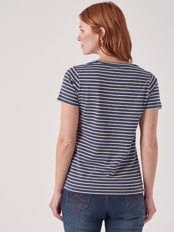 Sia BLUE Short Sleeve T-Shirt | Quba & Co