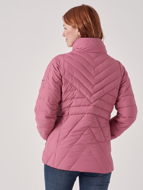 Julienne Pink Quilted Jacket