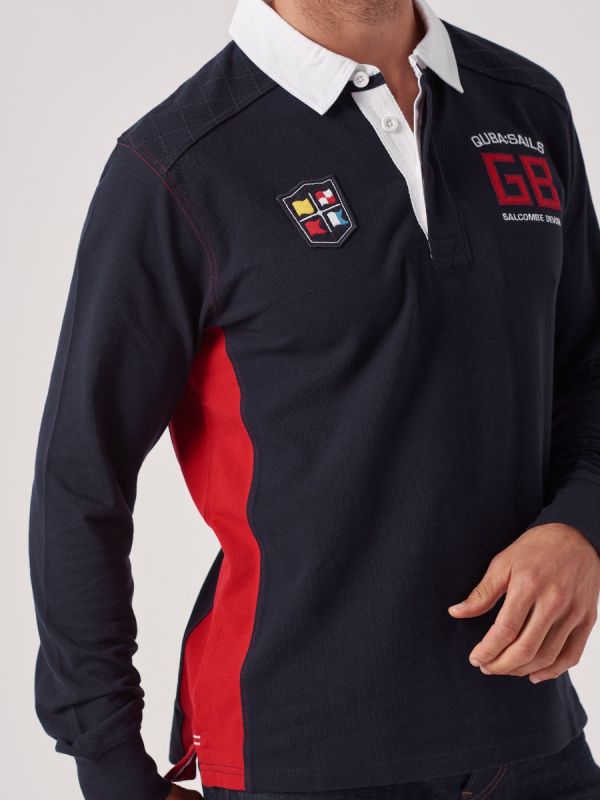 Langford NAVY X-Series Rugby Shirt | Quba & Co