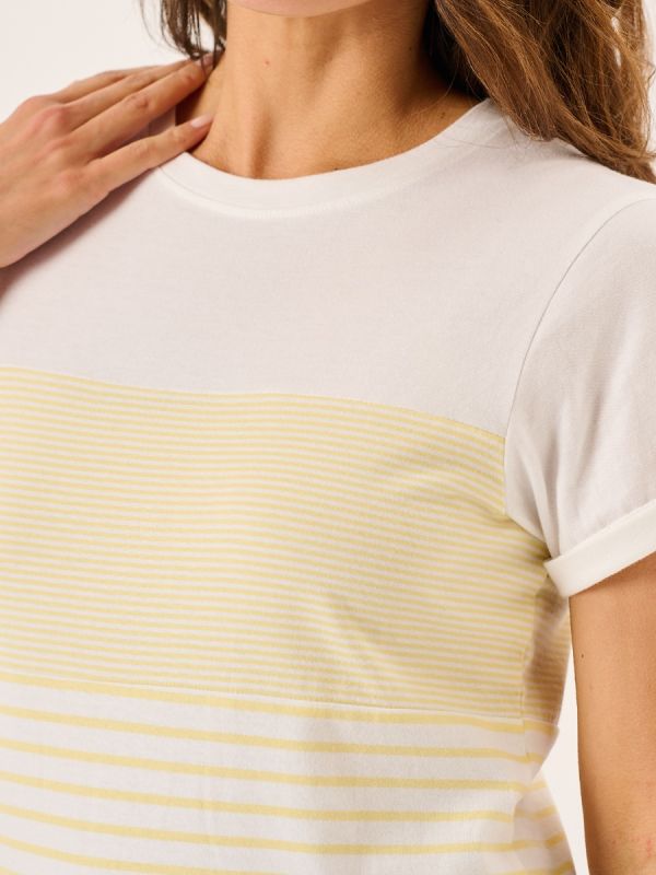 Light Yellow Striped Shirt