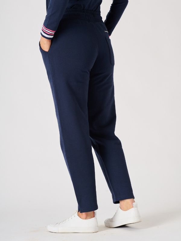 Navy Tapered Leg Joggers - Lune