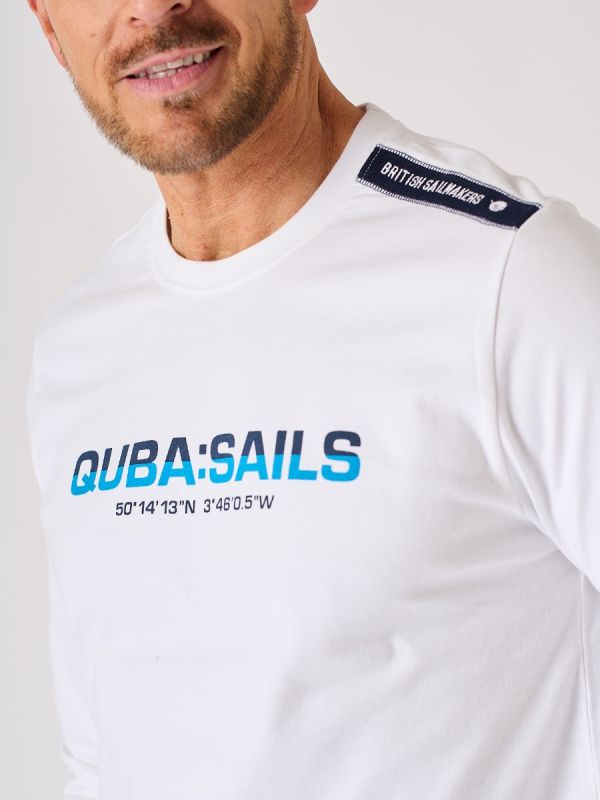 White X-Series Quba Sails Long Sleeve T-Shirt - Mercer