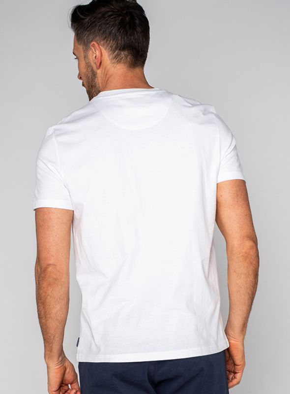 Nooney Nautical Print T-Shirt - White