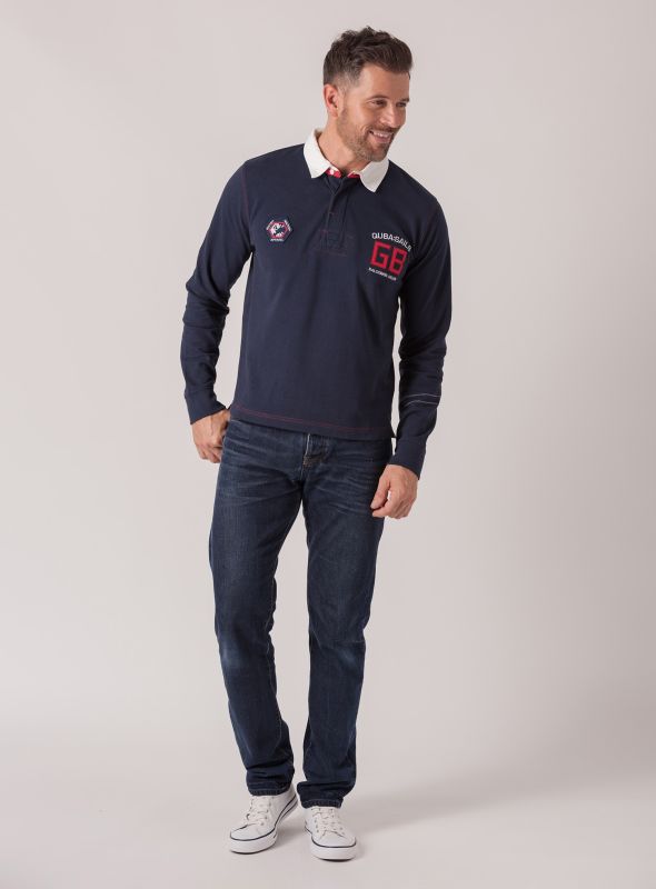 Preston X-Series Rugby Shirt - Navy | Quba & Co T-Shirts and Polos
