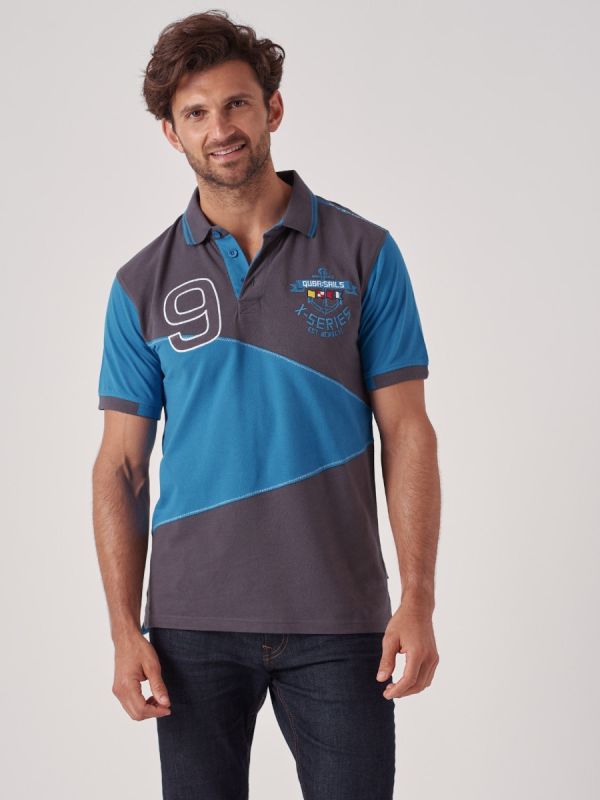 Percy GREY X-Series Polo Shirt | Quba & Co