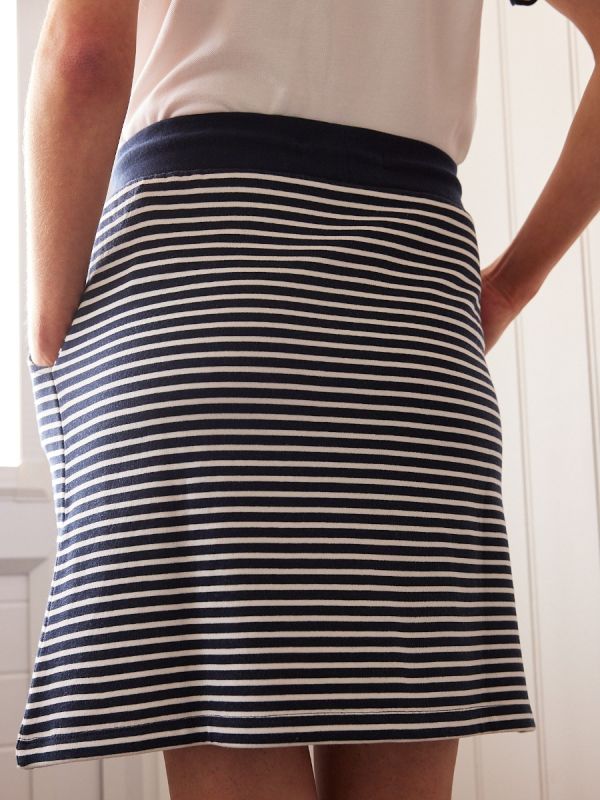 ladies skirt, ladies stripe skirt, womens skirt, womens stripe skirt, ladies jersey skirt, jersey skirt