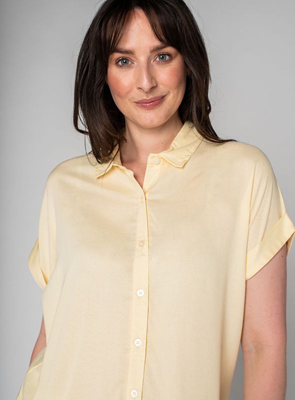Savannah Shirt - Lemon Drop