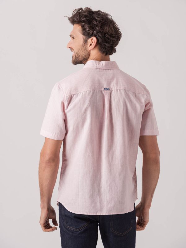 Sergio Short Sleeve Pinstripe Shirt