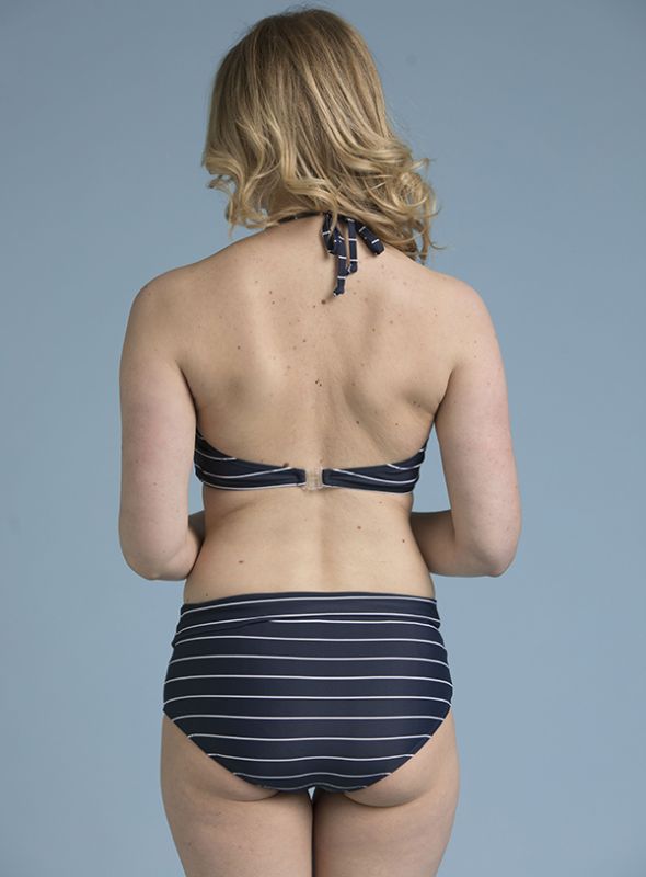 Serine Bikini Briefs - Navy/White Stripe