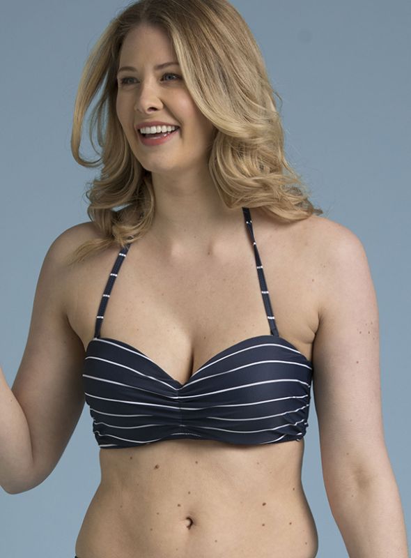 Sandy Bikini Top - Navy/White Stripe | Quba & Co Summer Essentials