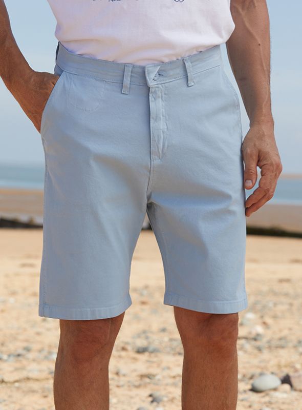 Siren Printed Chino Shorts - Pool Blue | Quba & Co Summer Essentials