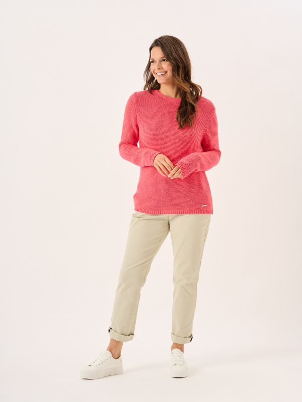Organic Cotton Knit Jumper - Sky Marle main image 1
