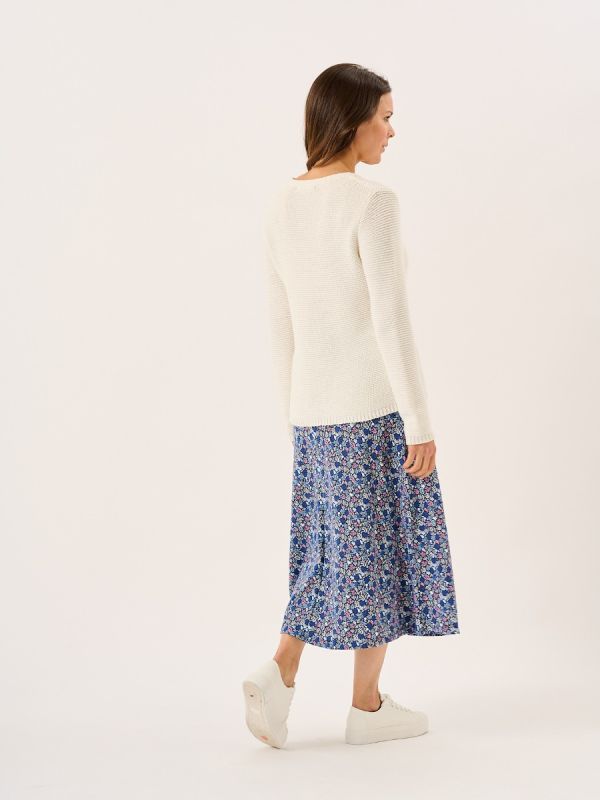Skylar Coral Cotton Blend Knit Jumper