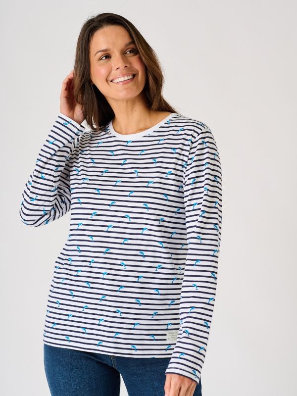 Blue '10' Long Sleeve T-Shirt by Beau Loves main image 1