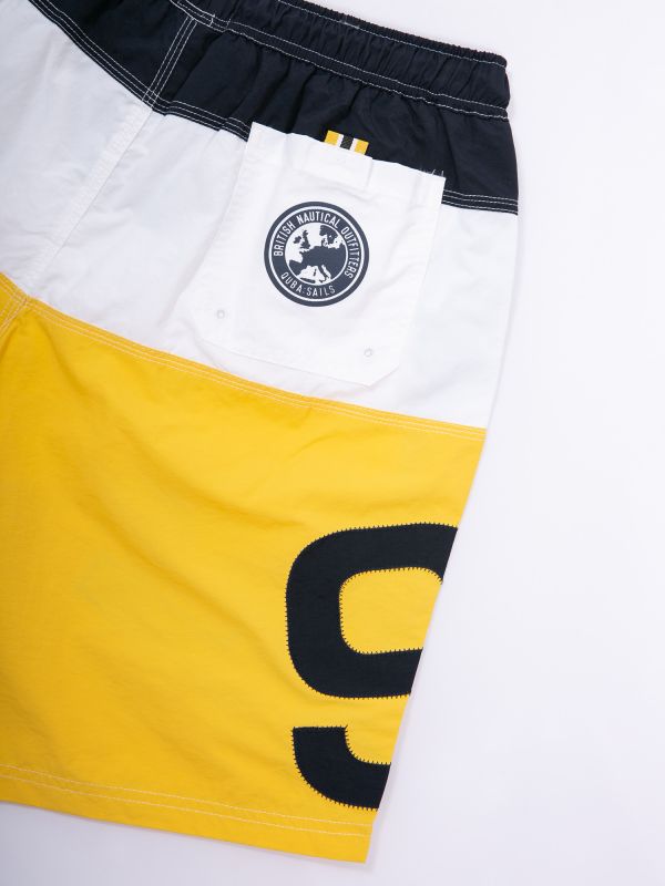 Swordtail X-Series Panel Swimshort - Yellow/White/Navy
