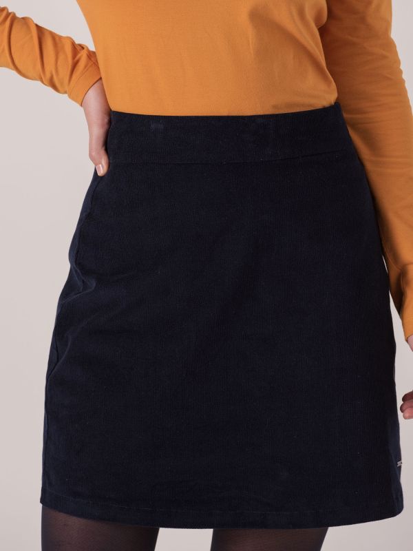 Terese Cord Skirt - Navy