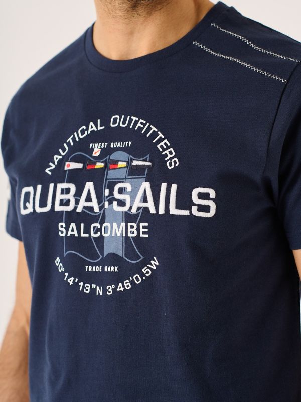 Tiago X-Series Quba Sails Navy T-Shirt 
